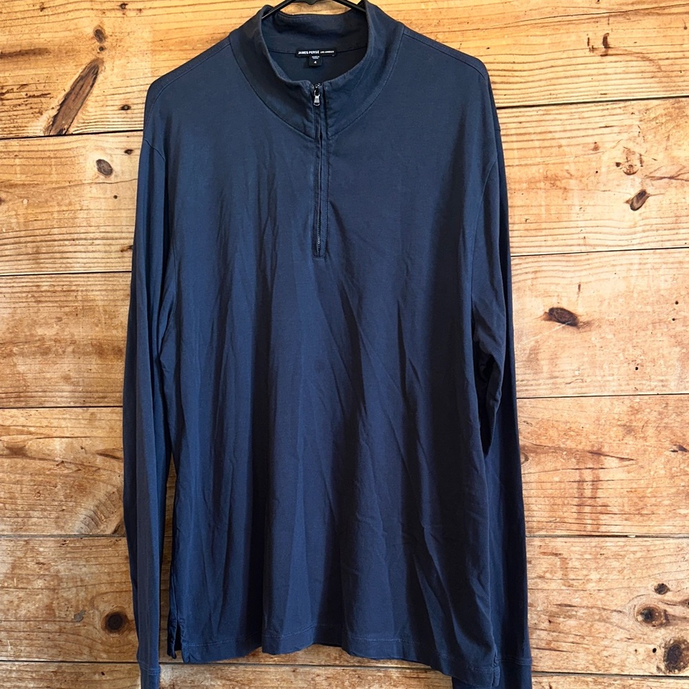 James Perse Quarter Zip Pullover - image 1
